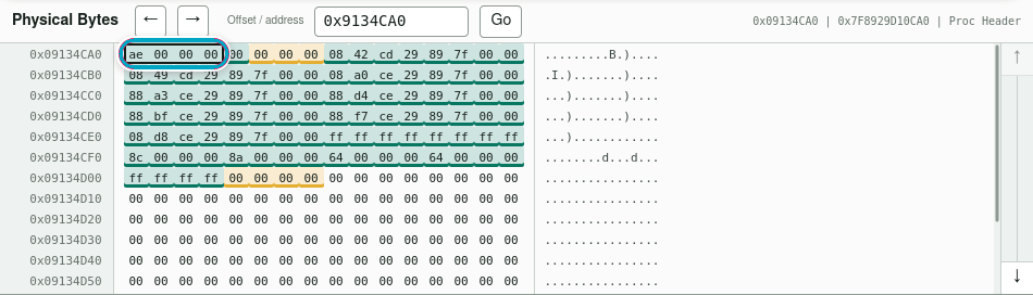 pg_shmemviz Physical Bytes